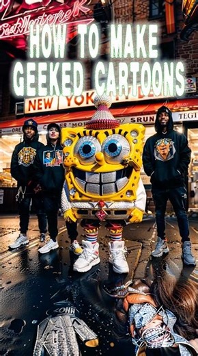 How to Make Geeked Characters using Bing ! #cartoon #tutorial