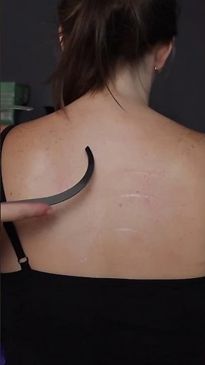 ASMR back measuring with calipers #asmr #relaxing #asmrsounds