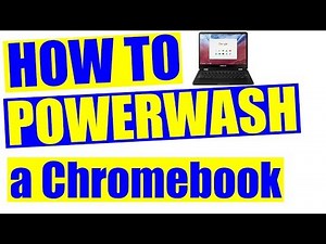 Powerwash Chromebook - How to powerwash or factory reset a Chromebook (2018)