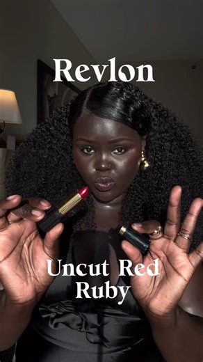 Revlon Uncut Ruby Lipstick Review