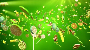 Candy Green Background