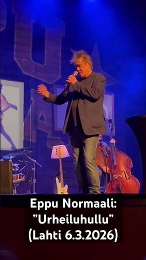 Eppu Normaali: ”Urheiluhullu” (Lahti 6.3.2026) #eppunormaali #musiikki #lahti