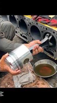 ✌🏻Rebuilding a massive caterpillar diesel engine🔥