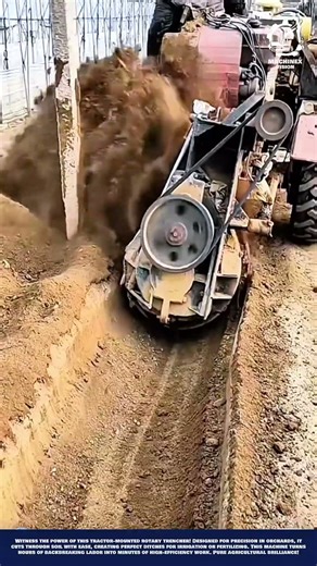 Precision Orchard Ditching Machine Innovation for Fast and Efficient Irrigation Rows