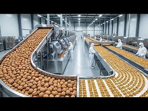 Walnut Harvesting in California: Inside a Giant Walnut Factory (Billions Processed)