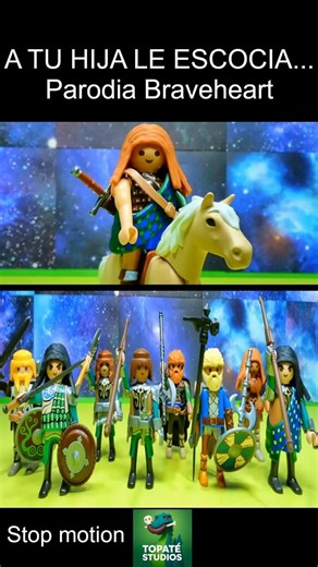 BRAVEHEART PARODY - Your daughter loves Scotland | Stop motion