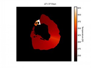 Waves of lava seen in Io's largest volcanic crater