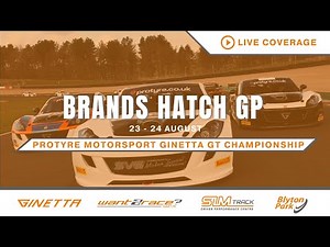 2025 Protyre Motorsport Ginetta GT Championship | Brands Hatch GP | Round 10 | LIVE