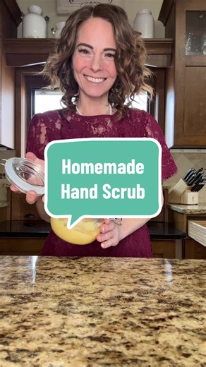 Homemade Hand Scrub #handscrub #homemade #recipe #savemoney #homestead | scrub