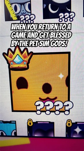 Look what the Pet Sim Gods just blessed me with using the MVP key 🔑 👀 #petsimulator #roblox