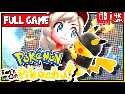POKEMON LET'S GO, PIKACHU! Full Game Playthrough Longplay | No Commentary (Switch)