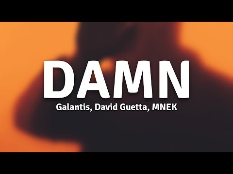 Galantis, David Guetta & MNEK - Damn (You've Got Me Saying) (Lyrics)