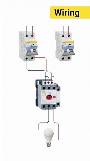 Basic Contactor Wiring Diagram | Electrical Wiring Tutorial | Simple Explanation
