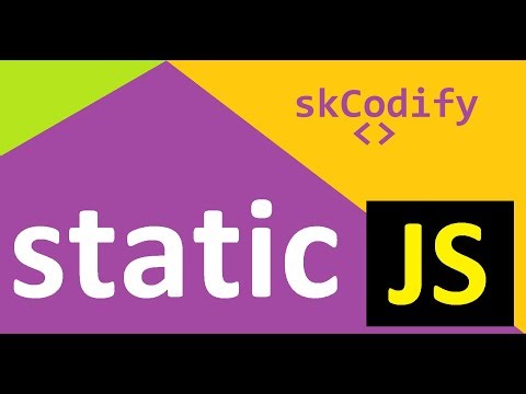 JavaScript static function example