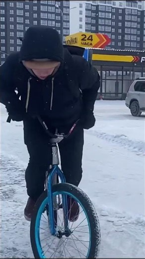 Новый трюк на велосипеде - ДРИФТ зимой на MTB