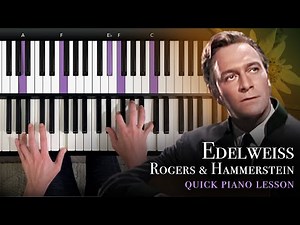 "Edelweiss" from The Sound of Music (Rodgers & Hammerstein) - Easy Piano Tutorial