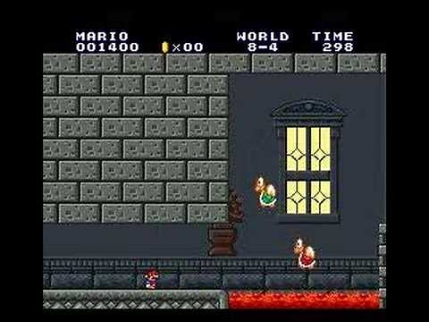 Super Mario Bros.: The Lost Levels - Level 8-4
