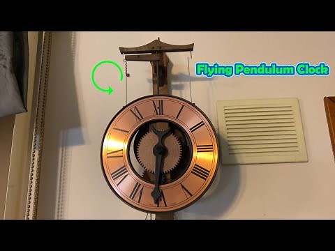 Baumann Buco 1880 Swiss Flying Pendulum Clock -- Gadgetify