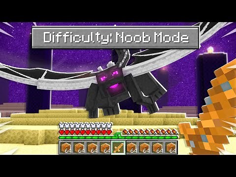 I Played Minecraft on "Noob Mode" Difficulty...