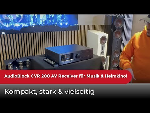 Kompakt, stark & vielseitig: AudioBlock CVR 200 AV Receiver für Musik & Heimkino!
