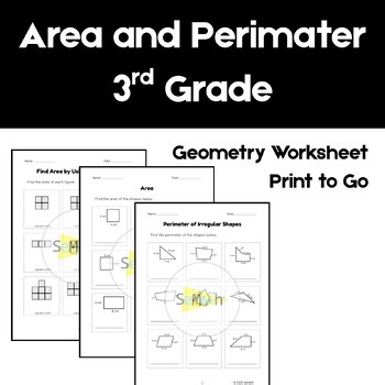 Area and Perimeter Worksheets 3rd Grade Math Worksheets Differentiated