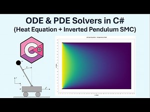 ODE & PDE Solvers in C# (Heat Equation + Inverted Pendulum SMC)