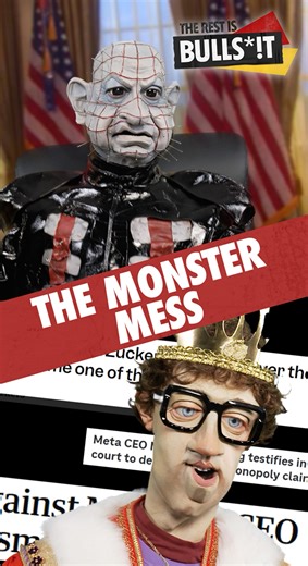 It’s the monster mess! Brand new ep of The Rest Is Bulls*!t out now on YouTube! | Spitting Image