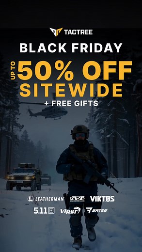 41K views | This is your moment to gear up. Get up to 50% off sitewide plus FREE gifts on orders while stock lasts. Trusted brands. Elite gear. No compromise. | TacTree | Facebook
