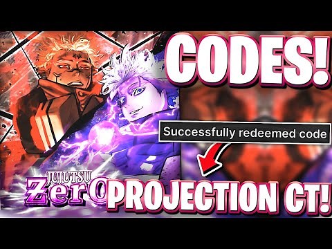💥[PROJECTION CT] ALL NEW PROJECTION SORCERY UPDATE CODES FOR JUJUTSU ZERO! ROBLOX JUJUTSU ZERO CODES