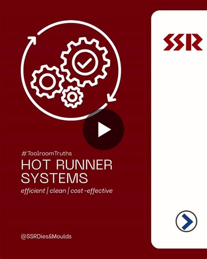 Hot runner systems are an investment — but they pay off with Higher productivity, Reduced waste, and Better part quality. | SSR DIES MOULDS PVT LTD