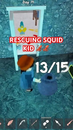 Rescuing Squid Kid and Opening a LEGENDARY Chest | Roblox Cyborg Class #99nightintheforest