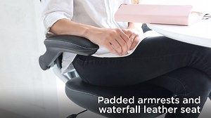 Watch Edge Leather Office Chair on Amazon Live