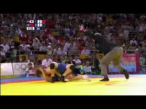 Japan vs China - Wrestling - Women's 55KG Freestyle - Beijing 2008 Summer Olympic Games