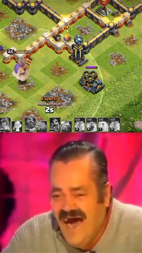 My Reaction in Clash Of Clash #clashofclans #shorts