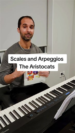 Scales and Arpeggios: Piano Tutorial from The Aristocats