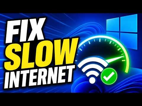 FASTEST Way To Make Your Internet Faster in Windows (1 Setting Fix)