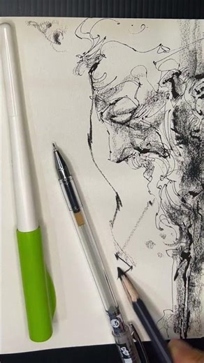 Comparing Hand Drawn Art and AI Generated Images 🎨 #shorts