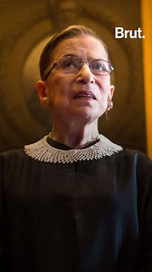 1.4M views · 3.8K reactions | Elle est anti-Trump, doyenne de la Cour suprême américaine et, depuis toujours, fervente défenseure du droit des femmes... Voici la vie de Ruth Bader Ginsburg. | Brut | Facebook