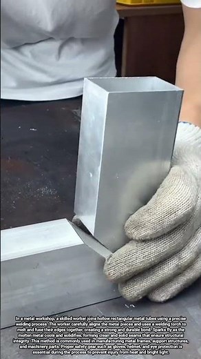 Welding Hollow Rectangular Metal Tubes for Strong and Precise Structures