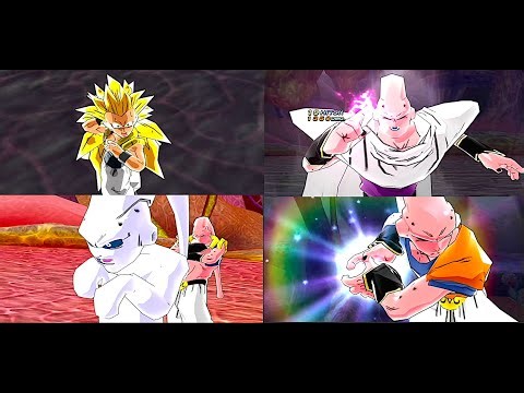 All Super Buu Absorbtions In DBZ Budokai 3 Buuhan Buutenks Biccolo Absorbing Gohan Gotenks Piccolo