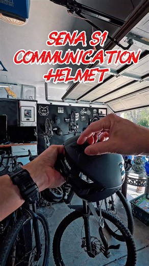 SENA Cycling S1 helmet. Keeping you and your riding partners connected. #sena #helmet #cycling