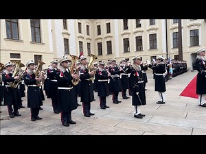 The Band of the Castle Guards and Police of the Czech Republic - State Visit of the Angola President