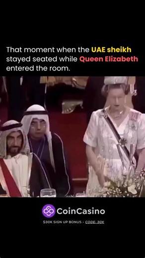 Entrepreneurialogy on Instagram: "When Queen Elizabeth II entered the room, the world expected the usual choreography of royal respect. But one moment quietly rewrote the script—the UAE Sheikh remained seated. No noise. No disruption. Just a powerful pause that spoke louder than ceremony. This wasn’t disrespect; it was diplomacy in its most subtle form. In global leadership, gestures carry meaning, and silence can be a statement. The Queen symbolized centuries of monarchy. The Sheikh represented