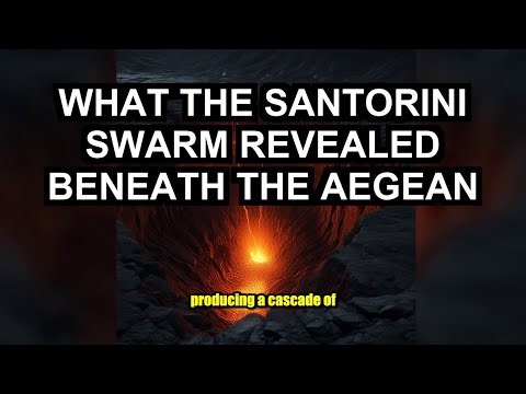 What the Santorini Swarm Revealed Beneath the Aegean