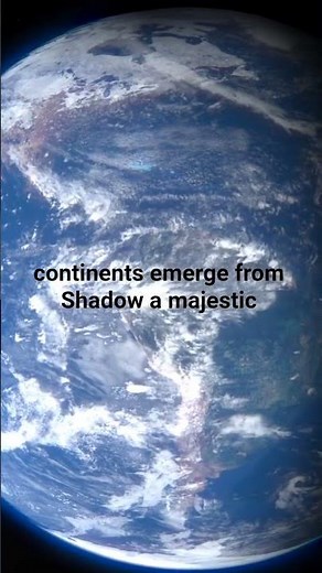 Beautiful Rotating Globe Animation 🌎 | Realistic Land, Water & Clouds