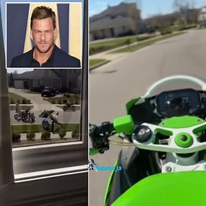 If this guy put his body in front of Alan Ritchson's motorcycle on purpose then he is the aggressor and should face charges, not Ritchson