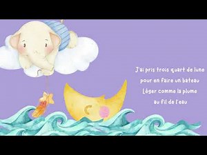Bébé Lune, une berceuse en français !