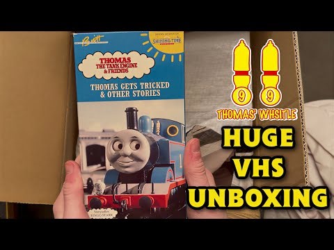 HUGE THOMAS THE TANK ENGINE VHS LOT UNBOXING!