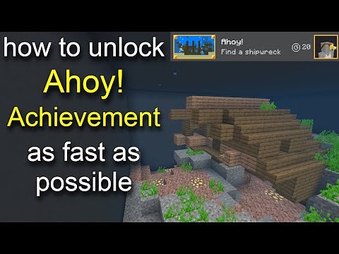 Minecraft Bedrock - Ahoy! Achievement Guide