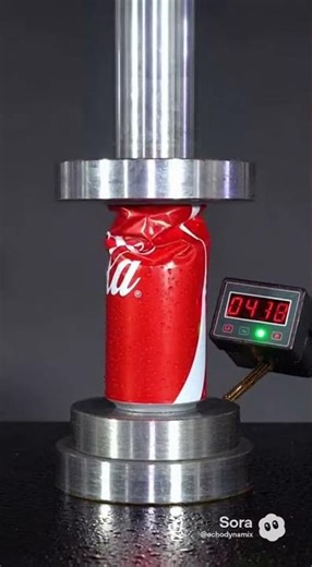 Coke crush in hydraulic press